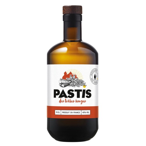 Pastis des terres - terres, rouge