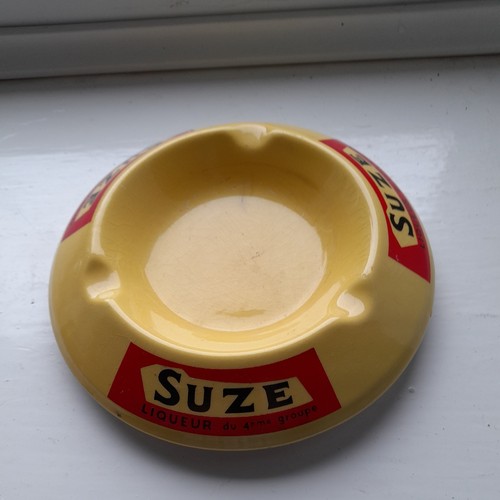 Suze aschenbecher gelb rund - aschenbecher,